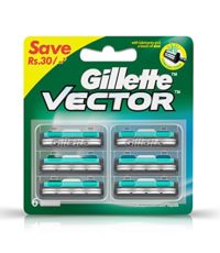 Gillette Vector Plus Cartridge – 6s