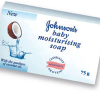 Johnson&Johnson Baby Moisturising Soap 75g