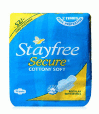 StayFree Secure Cottony Wings 20pads